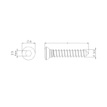 Vi Corticalisschraube 3,5/32mm_1