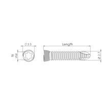 Vi Lockingschraube 2,7/12mm, 2,4 Star-Kopf_1