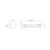 Vi selbstschn. Corticalisschraube 2,7, Hex-Kopf_14