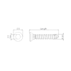 Vi selbstschn. Corticalisschraube 2,7, Hex-Kopf_18