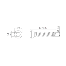 Vi selbstschn. Corticalisschraube 1,5/6mm_1