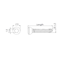 Vi selbstschn. Corticalisschraube 1,5/8mm_1