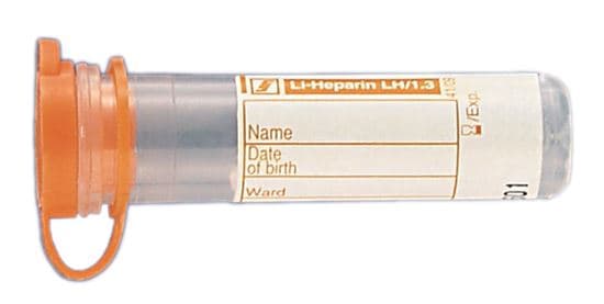 Sarstedt Mikro-Blutprobengefäß Li-Heparin 1,3 ml_0