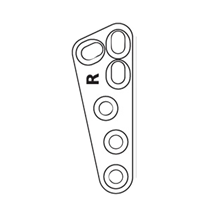 Vi Deltaplatte 2,7mm rechts- TPLODEL27R_1