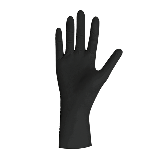 UNIGLOVES Untersuchungshandschuh, BIO TOUCH Black Nitril_0