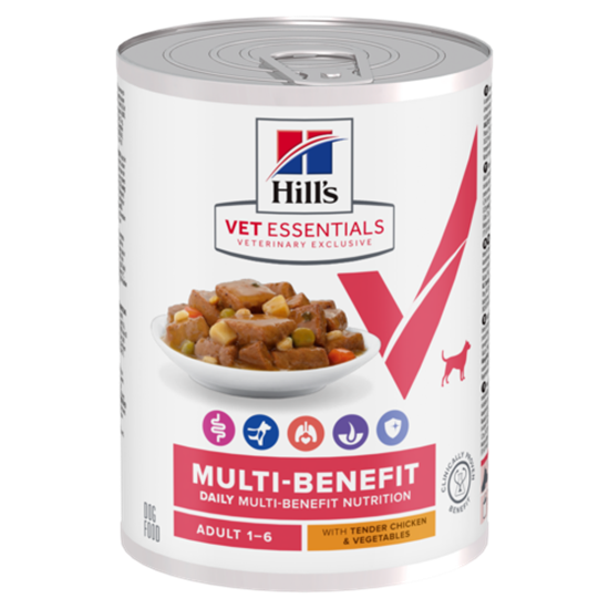 Hills Vet Essentials Multi-Benefit Adult Nassfutter Hund mit Huhn und Gemüse_0