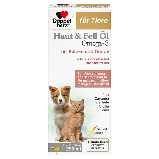 Haut und Fell Öl Omega 3 für Katzen und Hunde_3