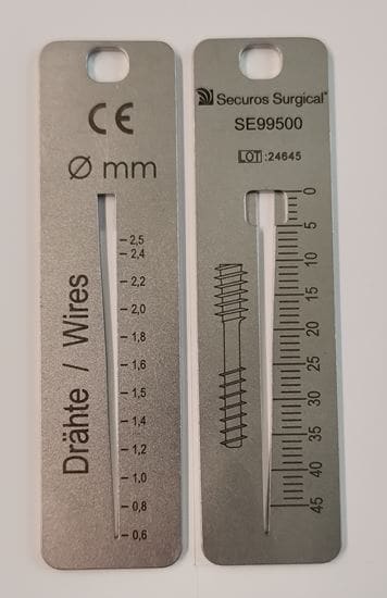 Messlehre für Schrauben 0-45mm und Kirschnerdraht 0.6-2.5mm_0