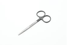 BABY-METZENBAUM, SupercutSchere, 11,5cm, gerade, Hochglanz, 1 Schneide gezahnt, Ringe schwarz_0