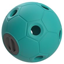 Kerbl Futterspielball Soccer aquamarin_0