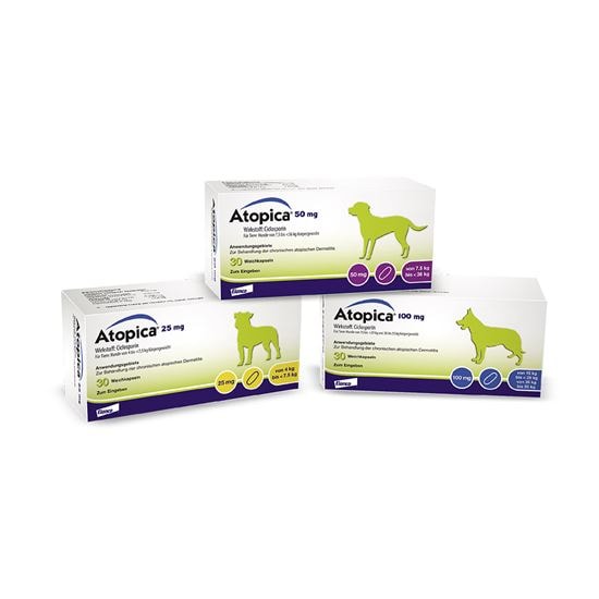 Atopica® 25 mg Weichkapseln für Hunde (4 bis < 7,5 kg)_1