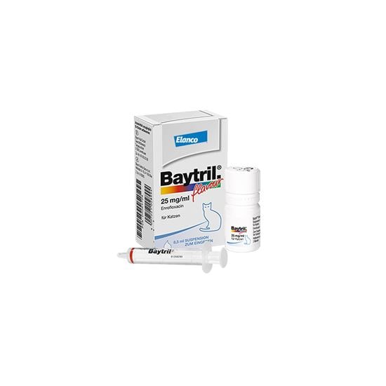 Baytril® flavour 25 mg/ml orale Suspension für Katzen_1