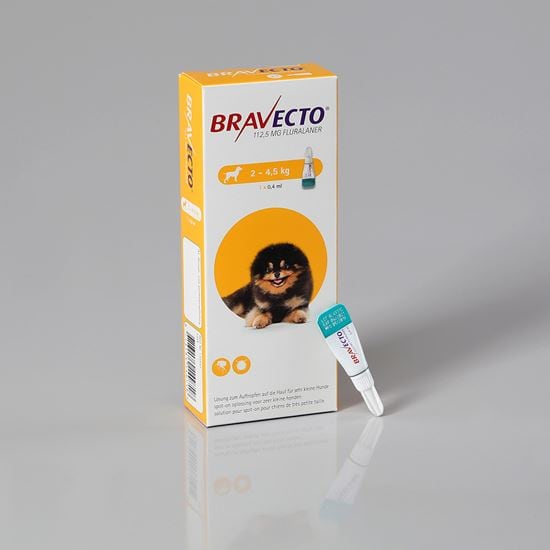 Bravecto Spot On für sehr kleine Hunde 112,5 mg 2-4,5 kg_1