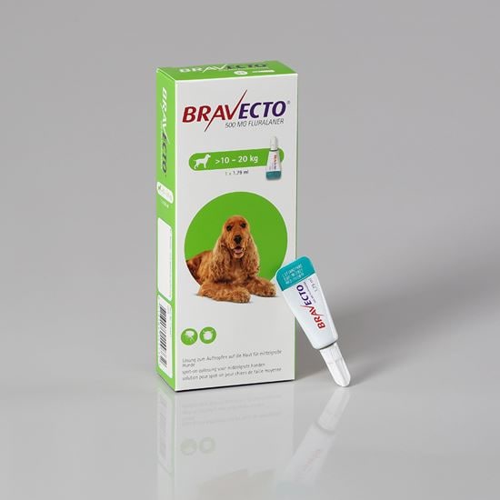 Bravecto Spot On für mittelgroße Hunde 500 mg 10-20 kg_1