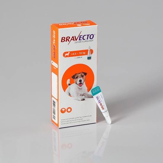 Bravecto Spot On für kleine Hunde 250 mg  4,5-10 kg_1