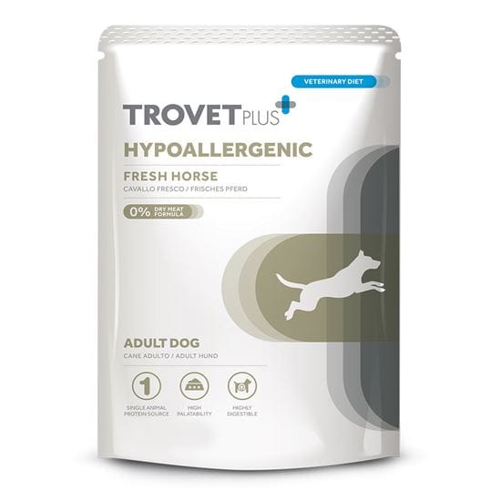 Trovet Plus Nassfutterbeutel für Hunde Hypoallergenic Frisches Pferd_1