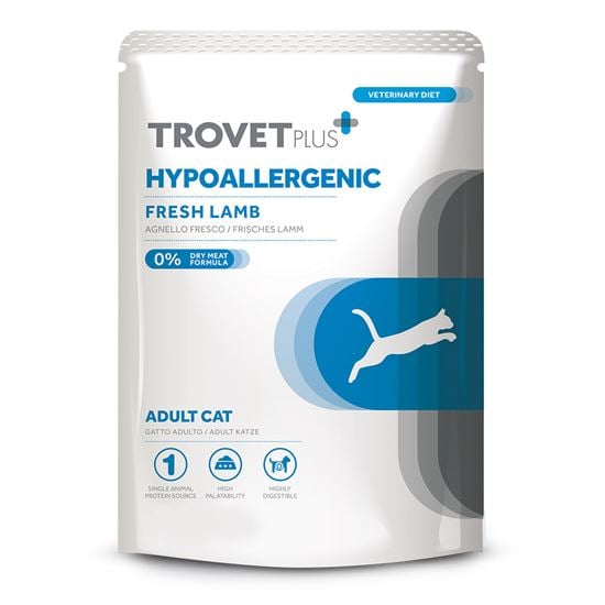 Trovet Plus Nassfutterbeutel für Katzen Hypoallergenic frisches Lamm_1