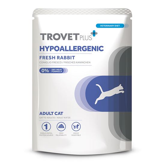 Trovet Plus Nassfutterbeutel für Katzen Hypoallergenic frisches Kaninchen_1