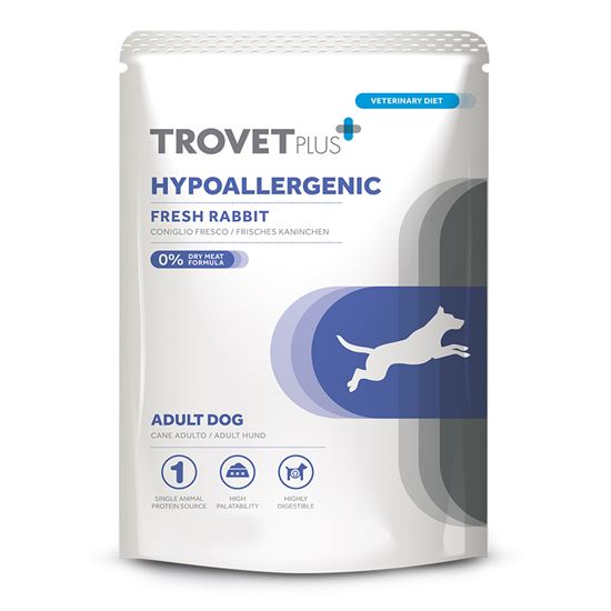 Trovet Plus Nassfutterbeutel für Hunde Hypoallergenic Frisches Kaninchen_1