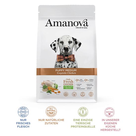 Amanova Puppy Medium Exquisite Hühnchen_3