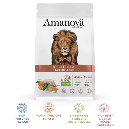 Amanova Sterilised für Katzen Exquisite Hühnchen_2