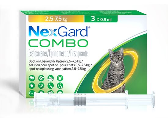 NexGard COMBO L Spot on Lösung für Katzen 2,5-7,5 kg_0